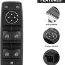 Front Left Driver Side Master Power Window Switch - Compatible for Mercedes-Benz GLE350 / GLE400 / GLE550e / B250e 2016-2017 for Mercedes-Benz GLA45 AMG / GLA250 2015-2017 - Replace Part 1669054300