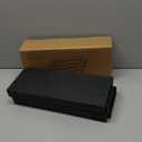 Love-KANKEI Black Floating Shelves for Wall Set of 4, Wood Wall Shelves with Lip,15.6 Inch Rustic Hanging Shelves for Bedroom Bathroom Living Room Kitchen Nursery Display