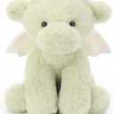 Apricot Lamb Matcha Dragon Stuffed Animals for Kids, Soft Cute Plush Toys for Baby Girl and Boy, 7.9 Inches (Small)