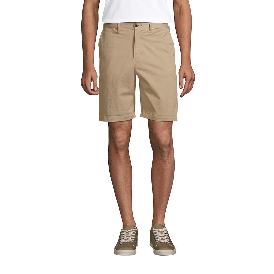 Lands' End Men's Knockabout 9in Chino Short Khaki Regular 36 (Beige)