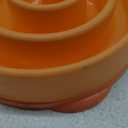 Outward Hound Fun Feeder Slow Bowl in Orange Plastic for Dogs (Medium)
