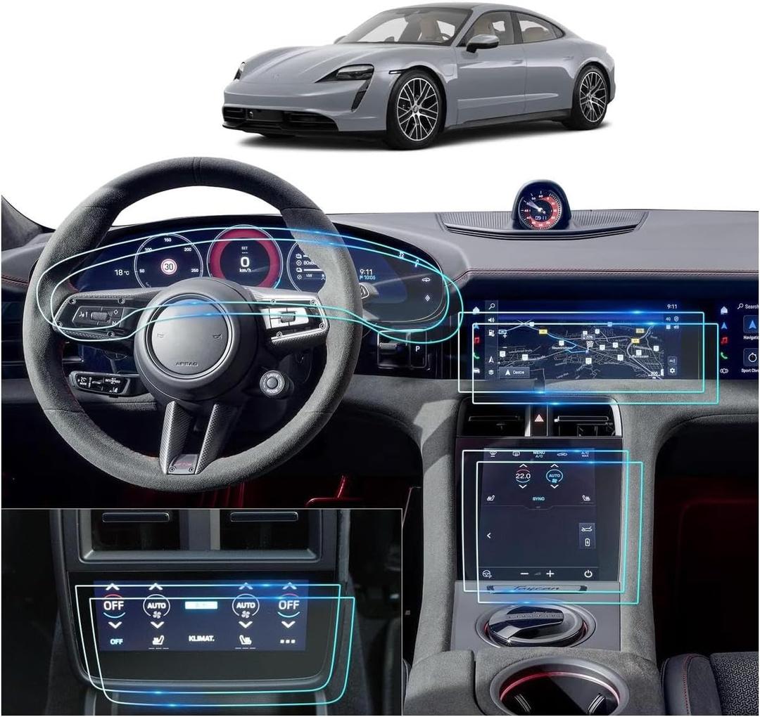 BIXUAN 2020-2025 Porsche Taycan (Base/4S/GTS/Turbo/Turbo S) Screen Protector