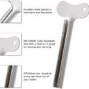 2 x Luckycivia 10 Pcs Stainless Steel Toothpaste Tube Squeezers, Metal Toothpaste Dispenser Squeezers for Bathroom