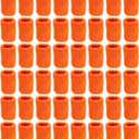 PATIKIL Sports Wristbands, Athletic Cotton Terry Cloth Absorbent Wrist Sweatband for Tennis Basketball Working Out Running (Orange)