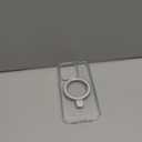 Case for iPhone 16 Pro Max/16 Pro/16 Plus/16, [Military Drop Protection] [Compatible with MagSafe] Translucent Hard Back Soft Edge Anti-Fingerprint (Black)