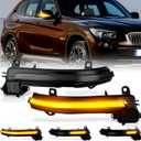 D-Lumina Dynamic LED Side Mirror Sequential Turn Signal Lights Smoked Lens for BMW 1 2 3 4 Series F20 F21 F22 F23 F87 F30 F31 F34 F35 F80 F32 F33 F36 X1 E84 i3, Side Marker Blinkers Mirror Light Lamp