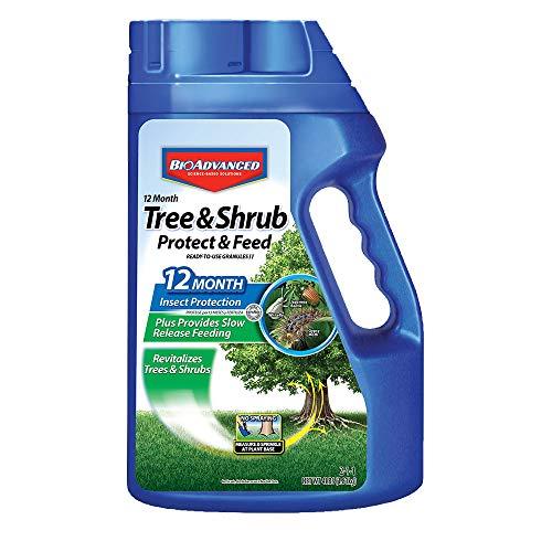 BioAdvanced 12 Month Tree and Shrub Protect and Feed II, Granules, 4 lb, Outdoor Insect Killer