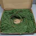 9FT Christmas Artificial Norfolk Pine Garlands for Mantle Fireplace, Real Touch Faux Greenery Pine Garland for Holiday Xmas Decorations
