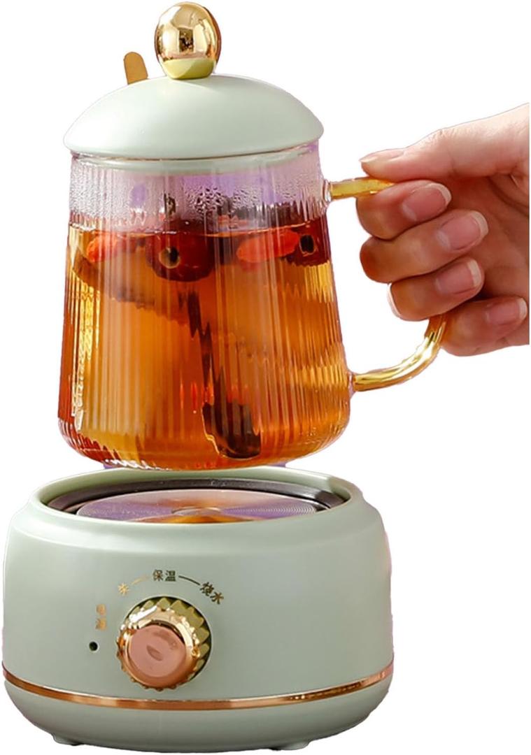 450ml Electric Kettle Stew Cup, Heat Uniformly Electric Stew Cup for Office for Tea (450ml)