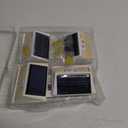 4 Pack Solar Fence Lights Waterproof, Motion Sensor Deck, Warm White LED Outside Wireless for Wall, Yard, Garden - White