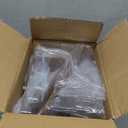 Gawerk Clear Acrylic Single Pocket, Plastic Hanging Wall Mount File Holder for Office Home (Clear, 6 Pack)