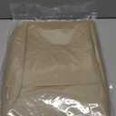 NLQR Front Driver Side Bottom Seat Cover Tan Replacement Microfiber Leather Compatible with Mercedes Benz ML320 ML350 ML450 ML500 ML550 2009 2010 2011 2012 2013