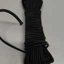 Elastic Bungee Cord, Heavy Duty Bungee Shock Cord, Elastic Polyester Cords for Camping, Tents, Cargo, Awning Kayak Stretch String Rope, Marine Grade, Hammock (1/3"50ft)
