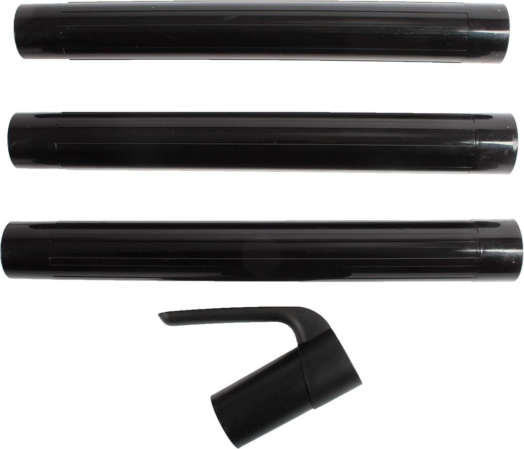 Cen-Tec Systems 61325 3-Piece Extension Wet/Dry Shop Vacuum Wand Set with Handle, Black