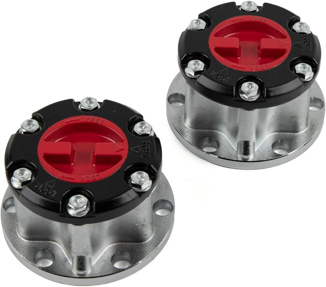 2PCS Wheel Locking Hub for Toyota Pickup 4Runner 1986-1995 Van 1987 1988 1989 T100 1993 1994 1995 2.2L 2.4L 2.7L 3.0L L4 V6 Replaces 43508-35050 43509-35050 4350835050 4350935050