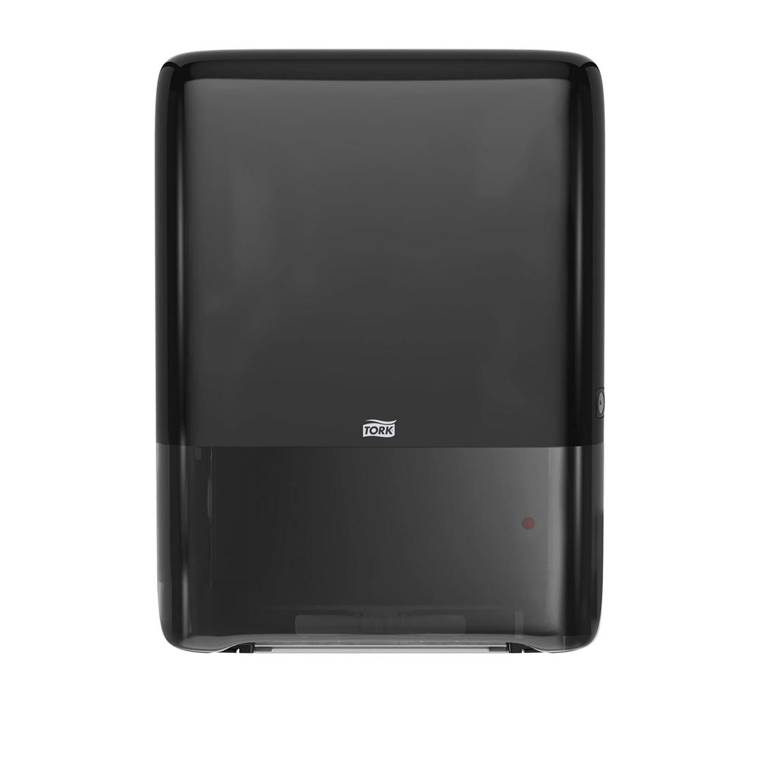Tork PeakServe Mini Continuous Paper Hand Towel Dispenser Black H5, High-Capacity, Elevation Range, 552538, W 14.4" H 19.3" D 4.0"