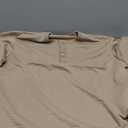 TAFLE Men's Henley Shirts Long Sleeve Casual Waffle T-Shirts Button Pullover Sweaters Tee Shirt (X-Large, Khaki)