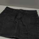 luvamia Skorts Skirts for Women Denim Mini Skirt Side Slit with High Waisted Jean Shorts Stretchy Size M