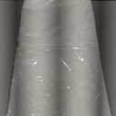 18 x 18 Inch 2PCs Embroideried PillowcaseChristmas Holiday Falling Snowflake Cotton Linen Throw Pillow Cover Cushion Home Sofa Bed Car Decorative (White)