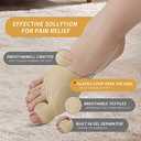2PCS Bunion Corrector for Women & Men Big Toe Straightener-Bunions Correction Women & Men-Bunion Splint-Bunions Pads for Bunion Relief-Hallux Valgus Pain Relief,Comfortable & Breathable for Day/Night. (Beige)