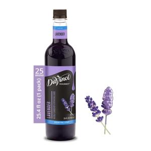 3 x DaVinci Gourmet Sugar-Free Lavender Syrup, 25.4 Fluid Ounces (Pack of 1) (EXP 06/29/27)