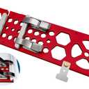 13.4inch Track Saw Guide Rail Square,90 Right Angle Track Saw Square - Compatible with Festool & Makita Guide Rail - Easy-Install Circular Saw Accessories for Precise Cuts(Upgraded) (Red)