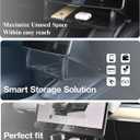 Tesla Hidden Under Screen Storage Box [One-tap Open & Smooth Damping Slides] Center Console Organizer for Model Y Juniper Model 3 Highland 2026~2016 (Fit New Model Y/3 Standard, Premium & Performance