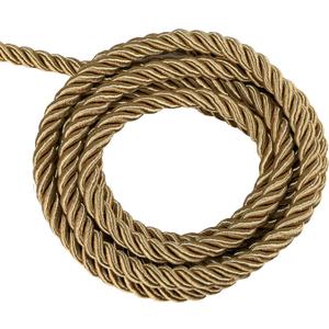 8mm / 10 Yards Twisted Trim Cord Rope Nylon Twisted Cord Thread String for Home Decor, Crafts Making and Costume Crafting