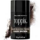 Toppik Hair Building Fibers, Fill In Fine or Thinning Hair Instantly Thicker, Fuller Looking Hair 9 Shades,4 size options