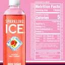 Sparkling Ice Pink Variety Pack, Flavored Sparkling Water, Zero Sugar, and Vitamins and Antioxidants, 17 fl oz, 12 count (Black Cherry, Peach Nectarine, Coconut Pineapple, Fruit Punch)