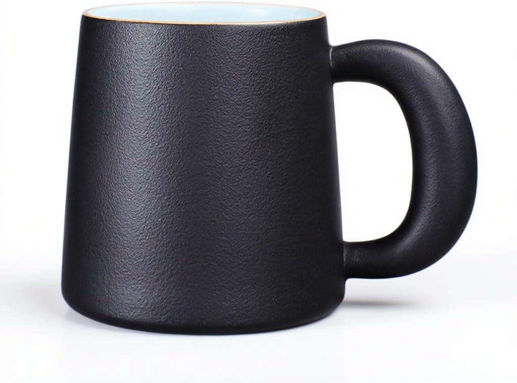Rustic Ceramic Mug - Frosted Texture, Office Coffee/Tea Cup, Festival Gift. Durable Stoneware, Ideal Daily Water Mug