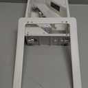 in-Wall TV Box with Flange for Home Theater Installation, 11.9" x 8.4" Cord Hider for Wall Mounted TV, with 2 Outlets, Cable Bracket, LV Cable & 1-1/2" ENT Entrance, Ideal for New or Retrofit Job (White)