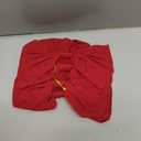 Giegxin 4 Pcs Large Burgundy Christmas Velvet Bows 9 x 10.6 Inch Burgundy Christmas Tree Velvet Ornaments Bows Waterproof Xmas Tree Topper for Holiday Xmas Home Outdoor Party Decoration