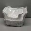 Forbena Toddler Step Stool for Bathroom Sink, 2 Step Stool for Kids Toilet Potty Training, Non-Slip Toddlers Baby Child Kid Plastic Poop Stools with Handle for Kitchen Counter Bed (White-Grey)