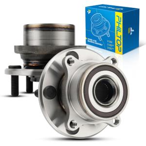 PHILTOP Front 513267 Wheel Bearing and Hub Assembly 5 Lugs for Honda Pilot 2009-2015, Acura MDX 2007-2013, Acura ZDX 2010-2013, Wheel Hub Assemblies 2 PCS