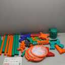 Shooting Games Toys for Age 5 6 7 8 9 10+ Year Old Boys, Kids Toy Sports & Outdoor Game with Moving Shooting Target & 2 Popper Air Toy Guns & 24 Foam Balls, Gifts for Boys and Girls