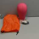 XTREND 22Inch Canvas Block Head for Making Head Weft/Wig/Hair Extension Making Display Styling Mannequin Head with Stand Set Manikin Canvas Head Hair Accessories