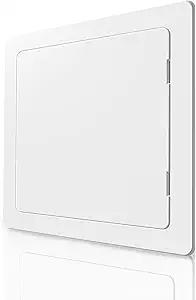 Access Panel for Drywall - 16 x 16 inch - Wall Hole Cover - Access Door - Plumbing Access Panel for Drywall - Heavy Durable Plastic White