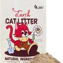 Premium Biodegradable Cat Litter by DR.JIE | Flushable, Ultra Low Dust | Fast Clumping, 7.9 lbs | Sustainable Starch Formula