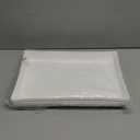 US Acrylic White Plastic Serving Trays (Set of 4) 15 x 10 | Large Unbreakable Reusable Rectangular Party Platters | Serve Appetizers, Fruit, Veggies, & Desserts | BPA-Free & Made in USA