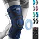 NEENCA Knee Braces for Knee Pain Relief, Compression Knee Sleeves with Patella Gel Pad & Side Stabilizers, Knee Support for Weightlifting, Running, Workout, Arthritis, Meniscus Tear, Men Women. ACE-53 (Small, 1 Navy-Blue)