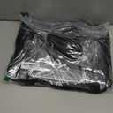 Clear Lunch Bag 40-Can with Adjustable Shoulder Strap for Women/Men, Reusable Lunch Box, Tote Bag Stadium Approved for Work, School, Picnic, Security Check (X-Large) (Black)