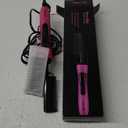 Terviiix Hot Comb for Lace Front Wigs, Curved Teeth Pressing Combs for Black Women Hair, Anti-Scald Straightening Comb, Electric Heat Comb, Temperature Adjustable, 60 Min Auto Shut Off