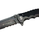 Tactical Knife for Military and First Responders - Carbon Fiber Gray