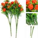 BESTOYARD Realistic Artificial Fruit 4 Pcs Faux Strawberry Bunches for Home Desk Office Decor Lifelike Faux Fruit Ornaments Seasonal Everyday Decoration 12.6 X 3.5 X 4.7 Inches