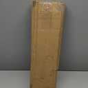 Amazon Basics Rectangular Farmhouse Wall-Mounted Coat Rack for Entryway and Bedroom, Storage Organizer, 5 Hooks, White