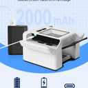 Automatic Card Shuffler Machine, Rechargeable Shuffle Machine for 2 Deck with AUTO & Manual Mode, Card Case, Foldable & Portable Low Noise Shuffler Machine for Poker, UNO, Skip-Bo, Blackjack, Phase 10