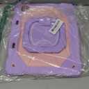 Case for iPad Air 13 Inch Case M4 2026/M3 2025/ M2 2024, Auorld for iPad Air 13 Inch Case M4 2026 Case with Screen Protector, 360 Degree Rotating Stand Shoulder Strap Pencil Holder, Purple Pink