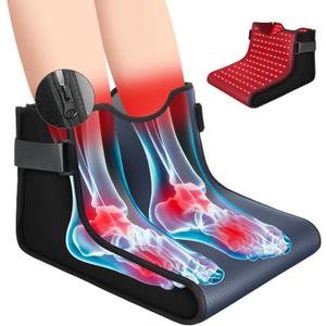 LIGHTIUM Red Light Therapy for Feet  630 LED Chips, Dual Wavelength (660nm+850nm) Infrared Red Light Therapy for Foot & Ankle Pain Relief, Full Coverage Neuropathy Support, Adjustable Modes & Timer