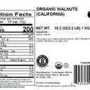 Yupik Organic Raw California Walnuts, Halves, 2.2 lb (35.2 oz), Kosher, Gluten-Free, Non-GMO, Vegan, Half Nuts, Unsalted, Unroasted, Source of Omegas, Healthy Snacks, Ideal for Baking & Cooking (EXP 10/09/27)